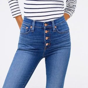 J Crew Mercantile 10” Highest Rise Button Fly Jean